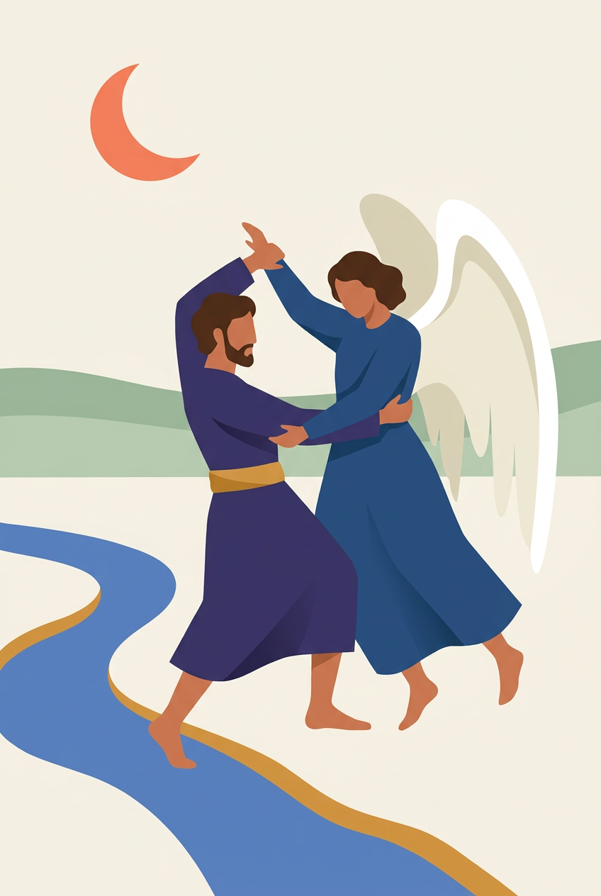 La lucha con el ángel: se vuelve Israel